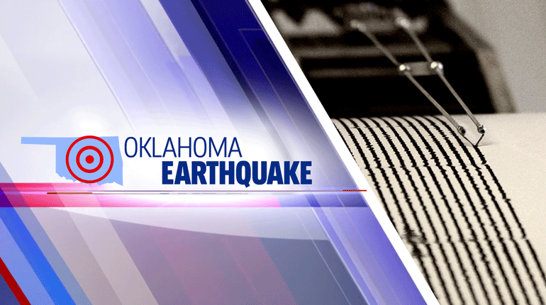 Oklahoma earthquake graphic