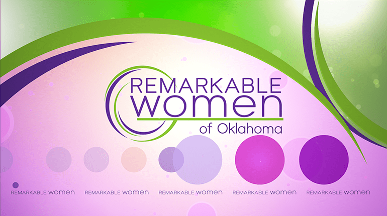 graphic saying Remarkable Women of Oklahoma