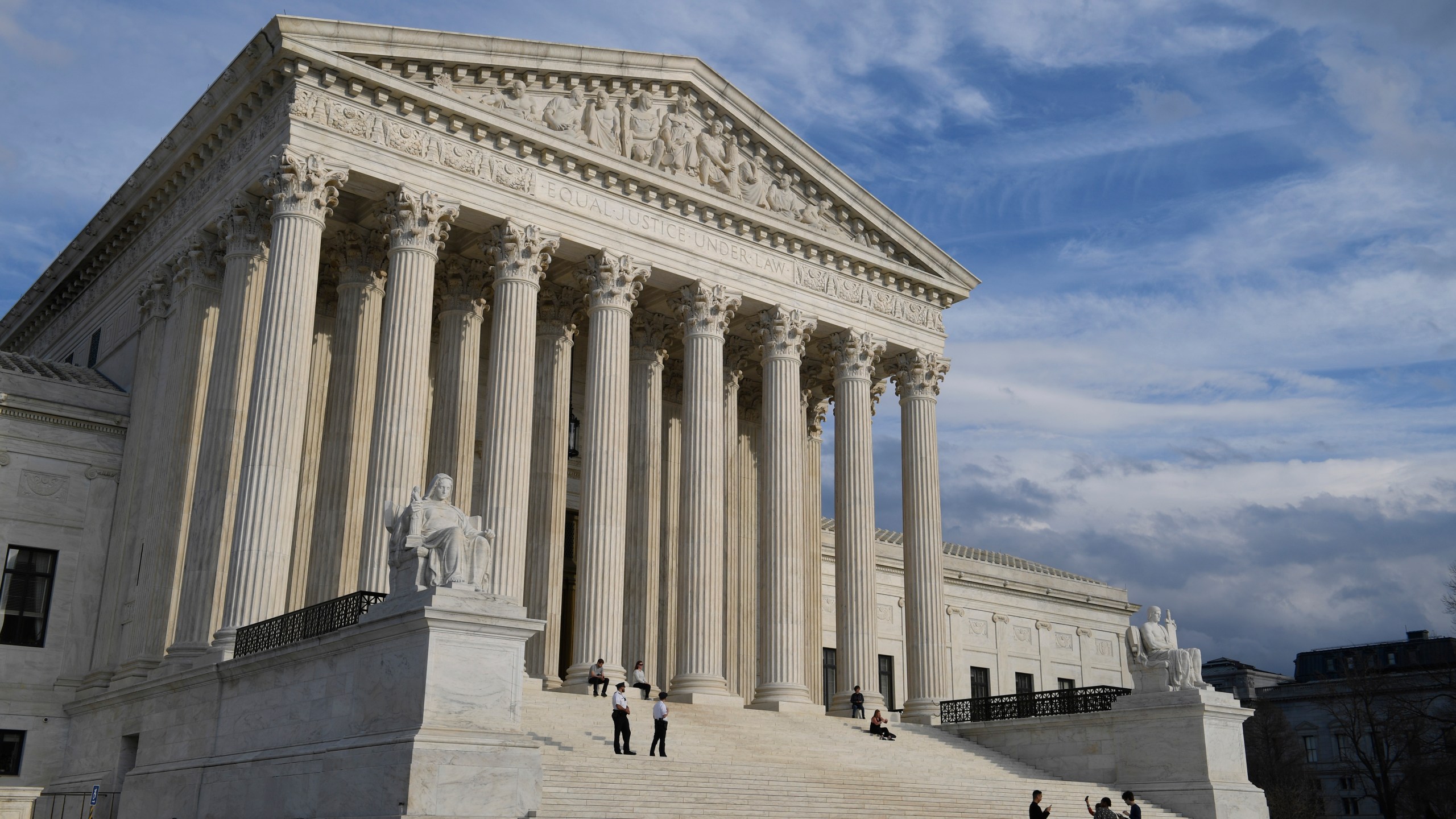 FILE - This March 15, 2019 file photo shows a view of the Supreme Court in Washington. The court on Tuesday denied a request by 20 mainly Democratic states and the Democratic-led House of Representatives to decide quickly on a lower-court ruling that declared part of the statute unconstitutional and cast a cloud over the rest. Defenders of the Affordable Care Act argued that litigation should not drag on for months or years in lower courts. (AP Photo/Susan Walsh)