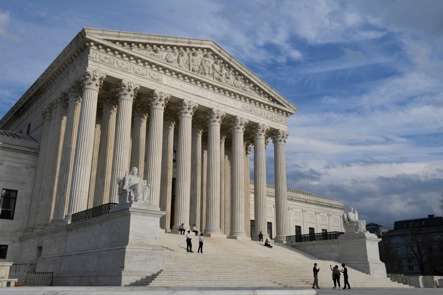 FILE - This March 15, 2019 file photo shows a view of the Supreme Court in Washington. The court on Tuesday denied a request by 20 mainly Democratic states and the Democratic-led House of Representatives to decide quickly on a lower-court ruling that declared part of the statute unconstitutional and cast a cloud over the rest. Defenders of the Affordable Care Act argued that litigation should not drag on for months or years in lower courts. (AP Photo/Susan Walsh)