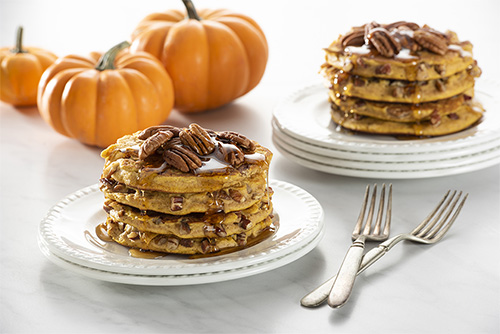 Made in Oklahoma pumpkin pecan pancakes