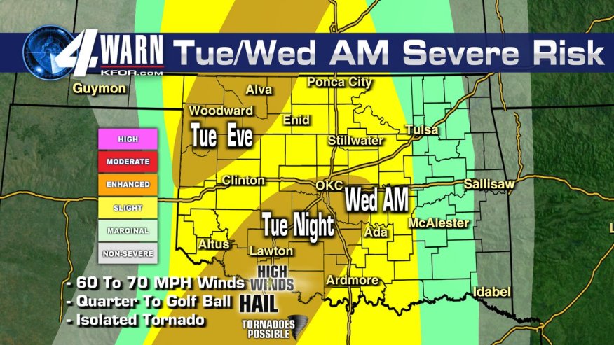 image of severe weather map