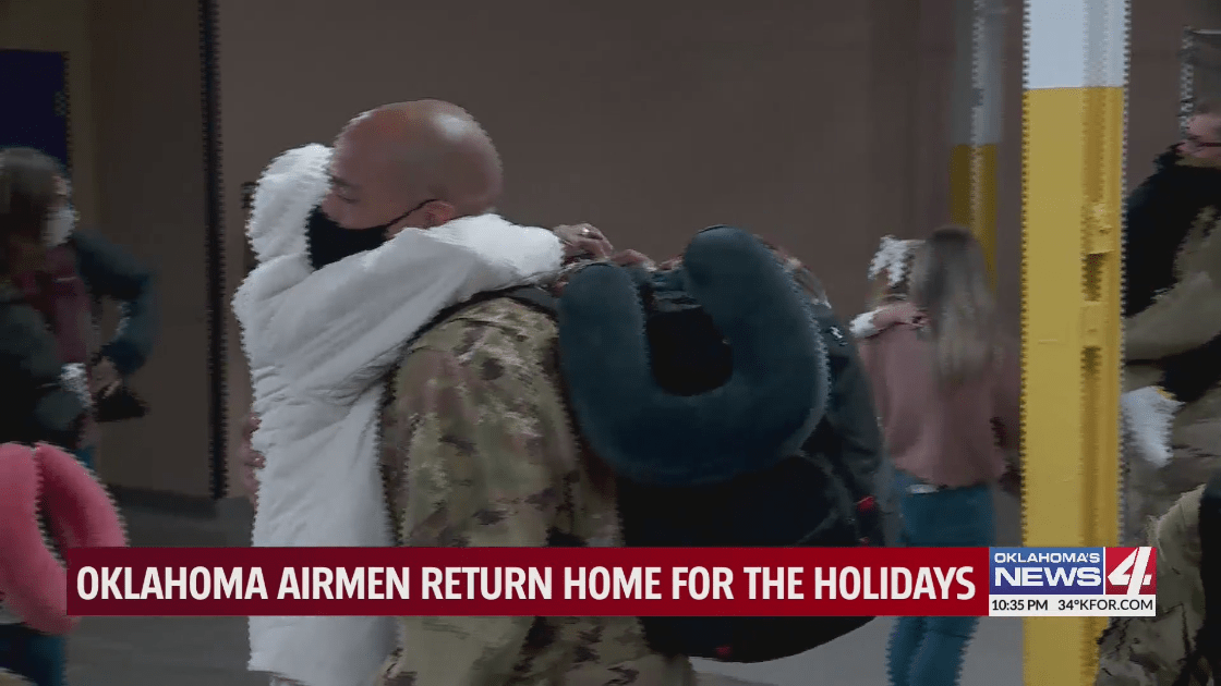 Airmen home for the holidays