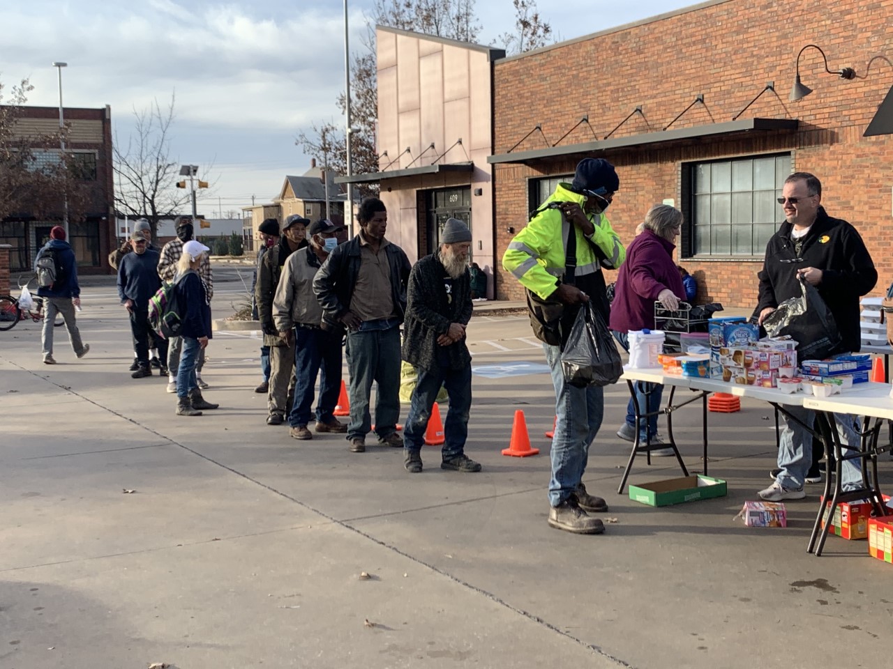 Feeding the homeless