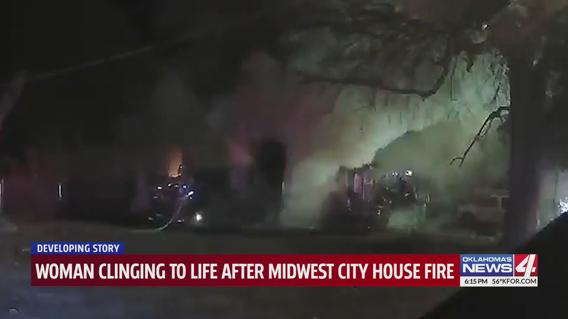 Midwest city house fire